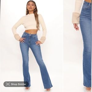 Flare stretch jeans